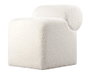 Atelier Del Sofa Monlik Kürk - Puf de Piel Sintética Blanco